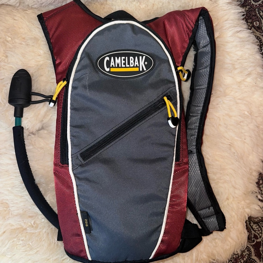 Camelbak Zoid 2.1L Hydration Backpack Burnt Orange/Dk Gray With Bladder